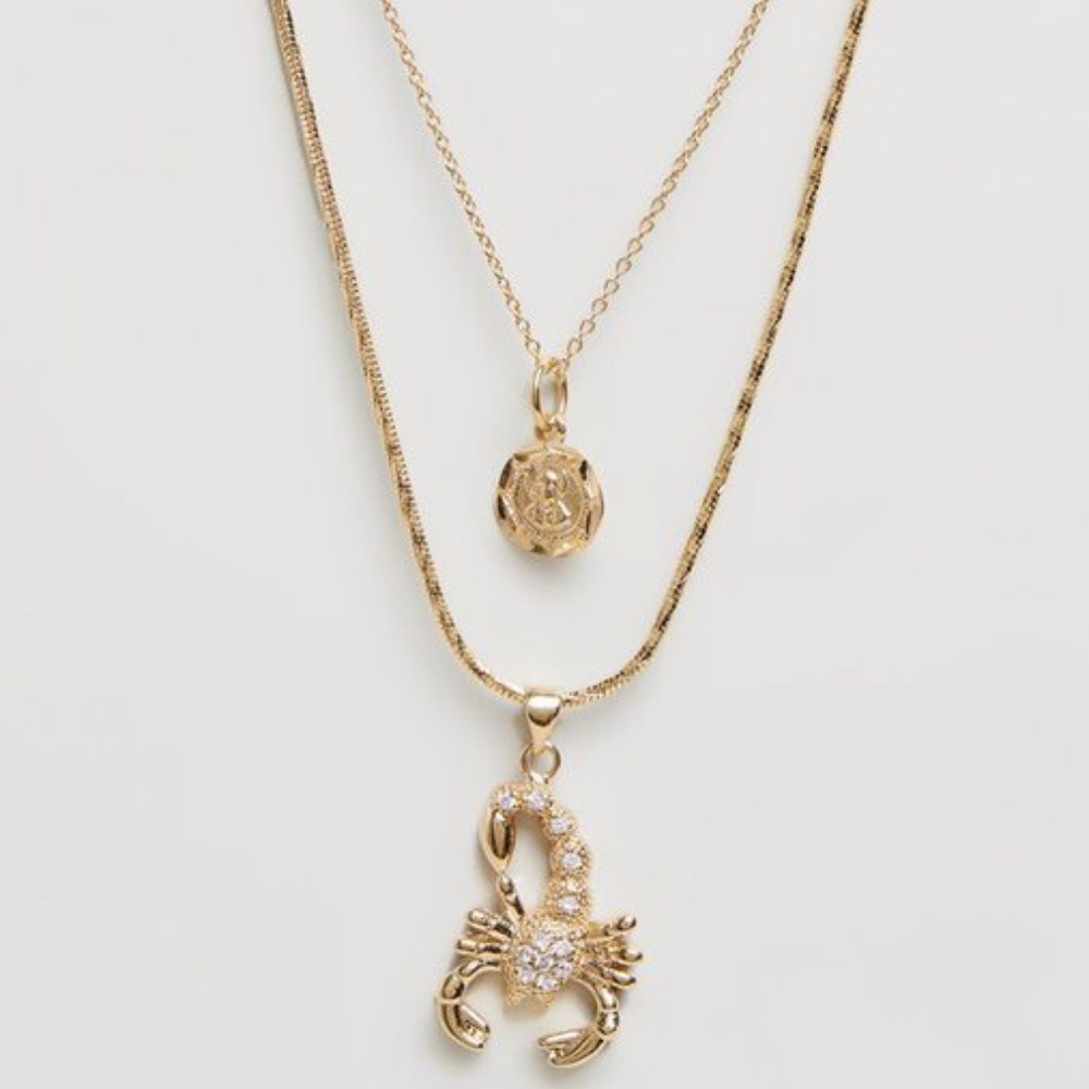 New Vanessa Mooney The Scorpion & Madonna Necklace - Picture 1 of 6